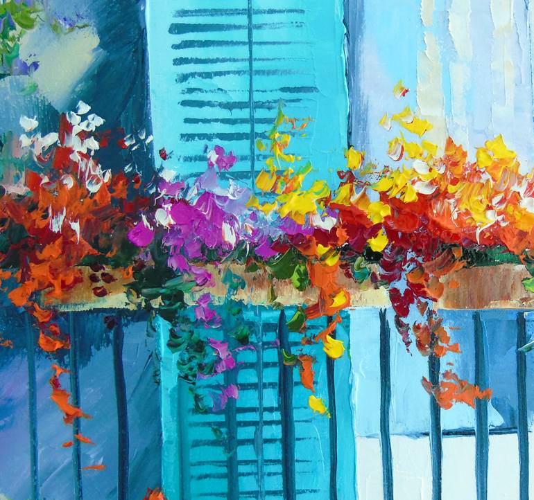 Original Pop Art Garden Painting by Olha Darchuk