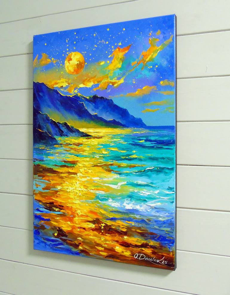 Original Illustration Landscape Painting by Olha Darchuk