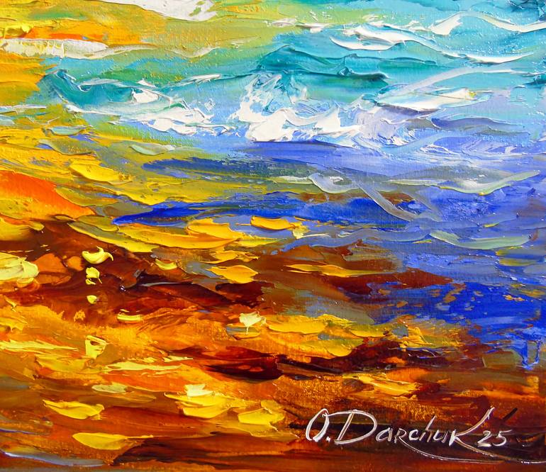 Original Illustration Landscape Painting by Olha Darchuk