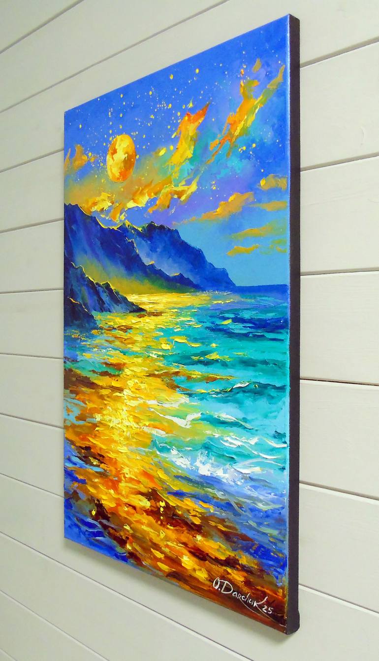 Original Illustration Landscape Painting by Olha Darchuk
