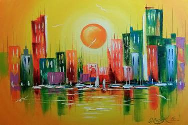 Print of Impressionism Cities Paintings by Olha Darchuk