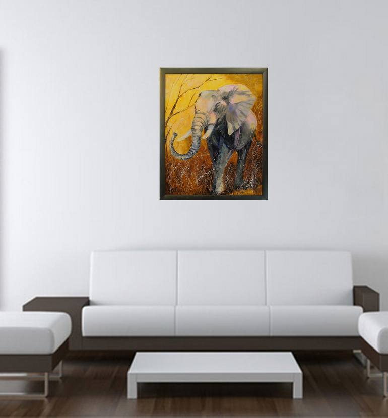 Original Impressionism Animal Painting by Olha Darchuk