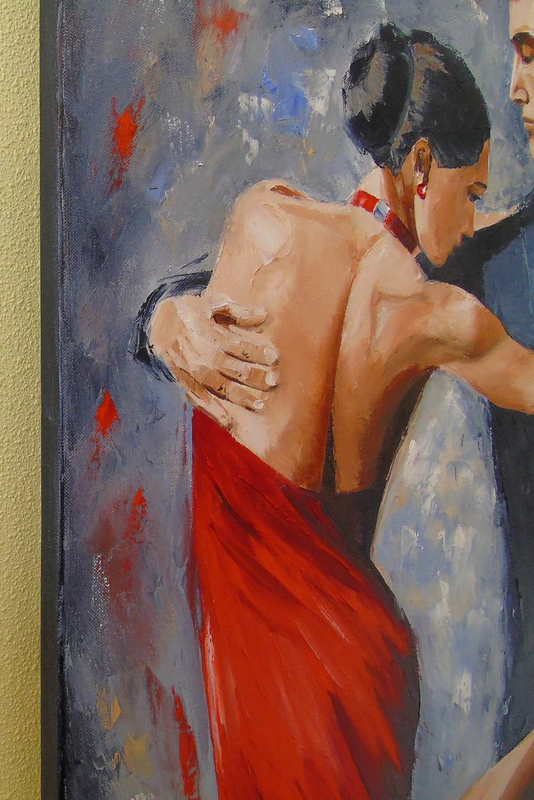 Original Impressionism People Painting by Olha Darchuk