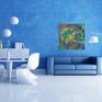 The origin of life ,painting with acrylic lacquered,100% original,for interior or for a gift,an abstraction.