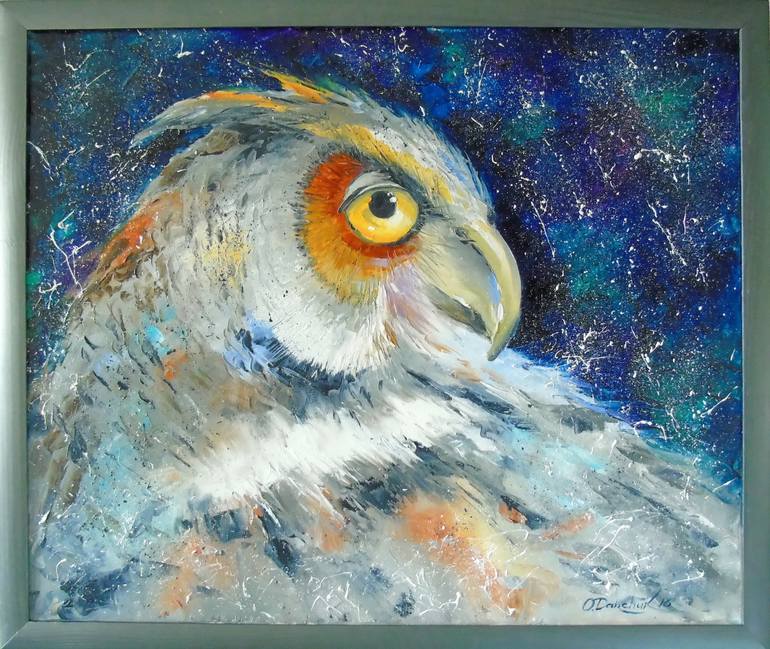 Original Impressionism Animal Painting by Olha Darchuk