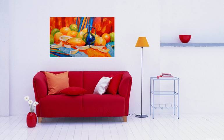 Original Art Deco Still Life Painting by Olha Darchuk