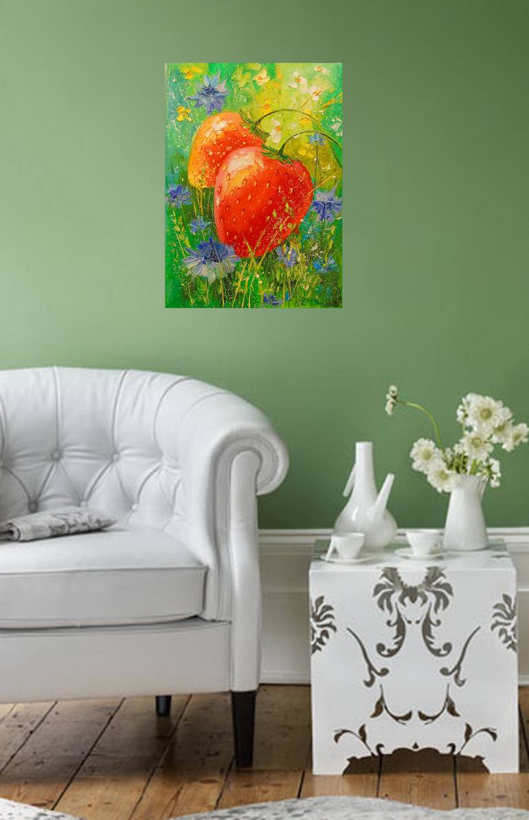 Original Fine Art Botanic Painting by Olha Darchuk