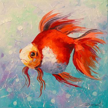 Print of Fish Paintings by Olha Darchuk
