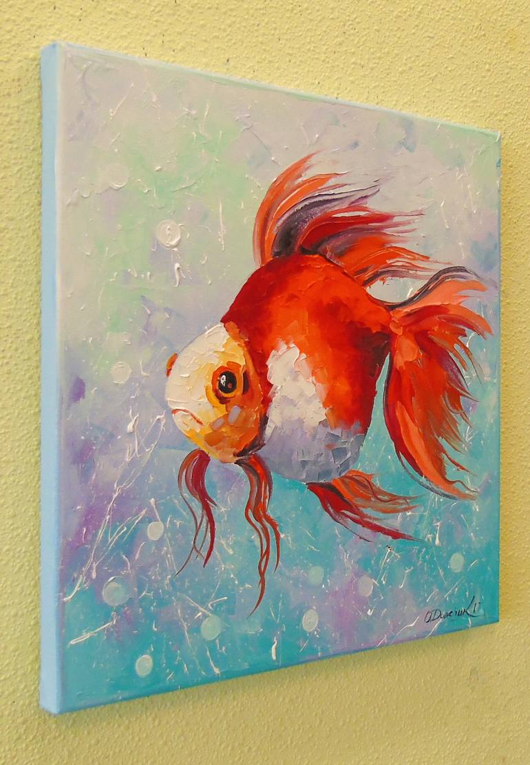 Original Impressionism Animal Painting by Olha Darchuk