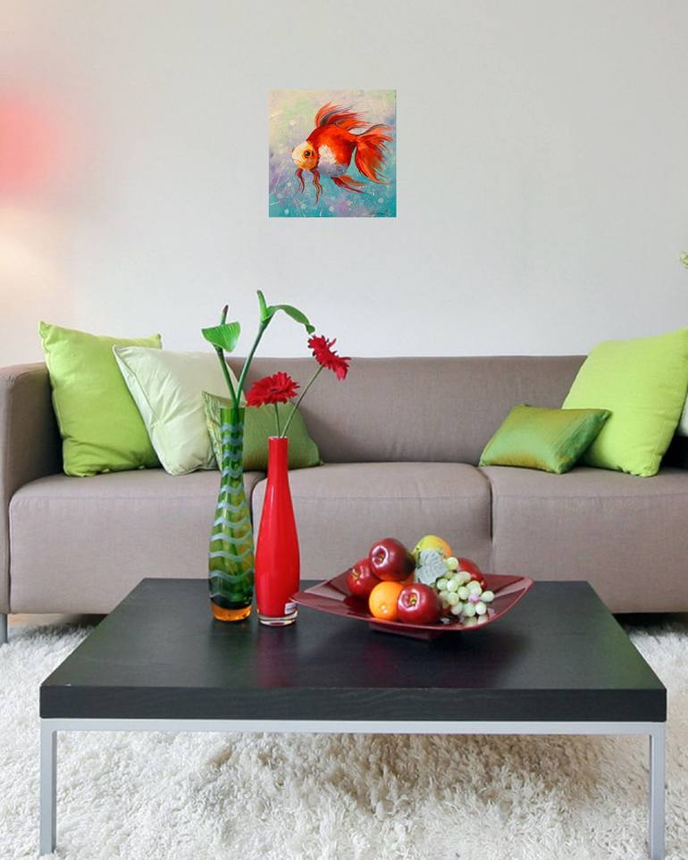 Original Impressionism Animal Painting by Olha Darchuk