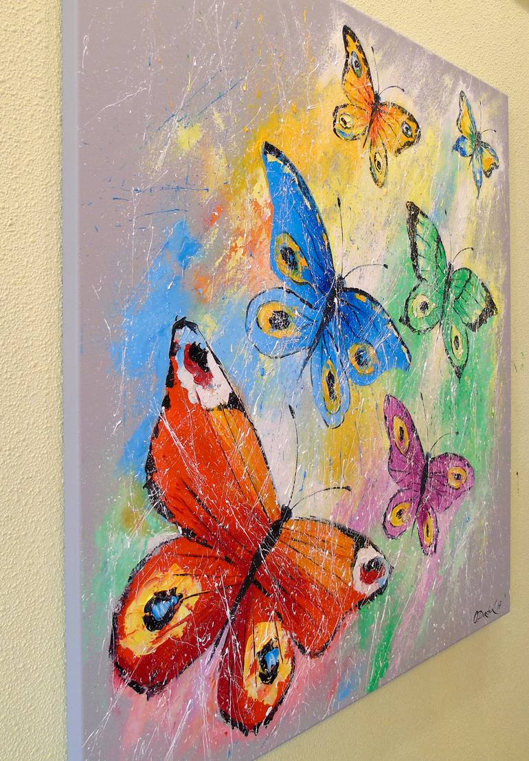 Original Impressionism Animal Painting by Olha Darchuk