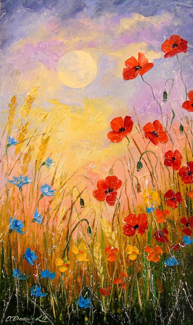 paintings of wild flowers