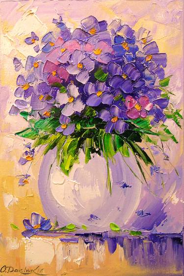 Print of Fine Art Floral Paintings by Olha Darchuk