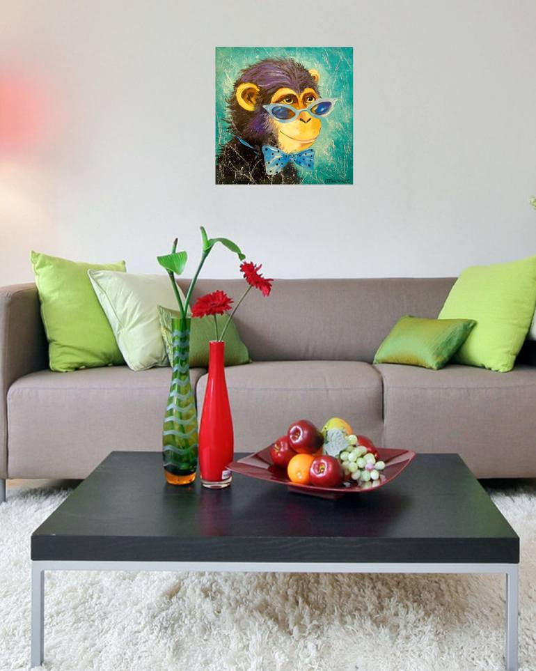 Original Expressionism Animal Painting by Olha Darchuk