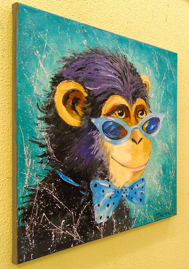 Original Expressionism Animal Painting by Olha Darchuk