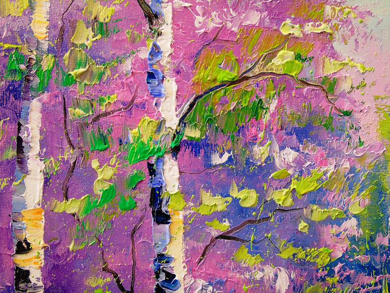 Original Impressionism Nature Painting by Olha Darchuk