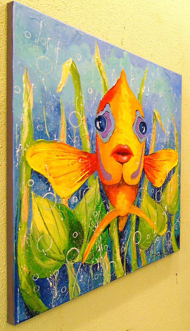 Original Impressionism Animal Painting by Olha Darchuk
