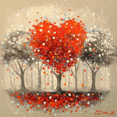 Print of Fine Art Love Paintings by Olha Darchuk