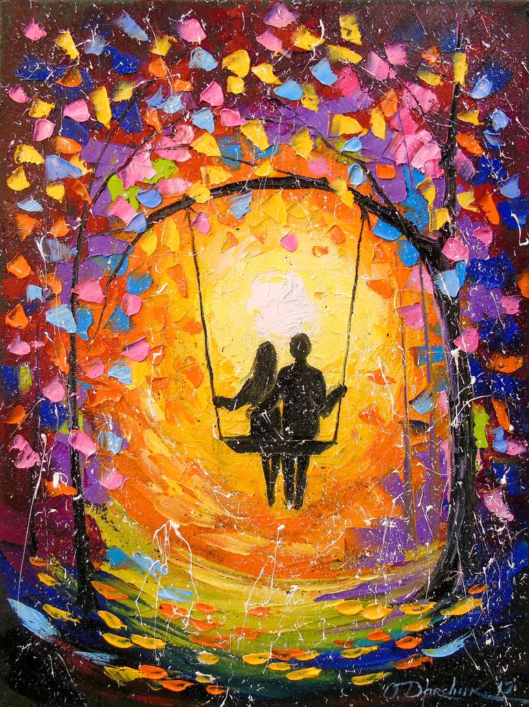 Buy The eternal love Handmade Painting by APOORVA WALI. Code