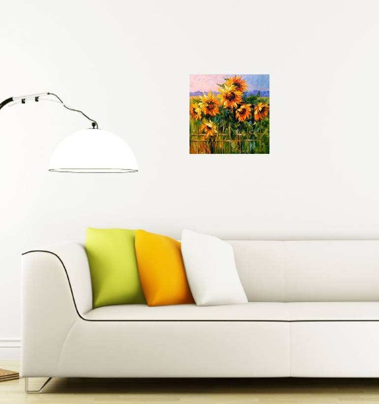Sunflowers Painting by Olha Darchuk | Saatchi Art