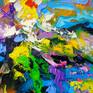 Vivid emotions oil painting original abstraction,unframed since the edges are painted 100 % handmade with palette knife and high quality oil ,for the interior or as a gift. Decorate your interior and for a long time will give joy to you and your family. Ready to hang.