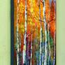 Birch in sunlight oil painting original ,unframed since the edges are painted 100 % handmade palette knife and high quality oil ,for the interior or as a gift. Decorate your interior and for a long time will give joy to you and your family. Ready to hang. Landscape art, painting,wood art, birch art, bright sun, wall decor, for interior, oil, impressionism,colorful art, multi-color art,mountain art,for all