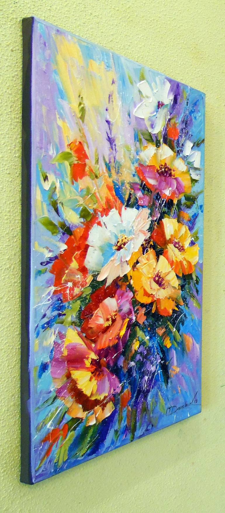 Original Fine Art Garden Painting by Olha Darchuk