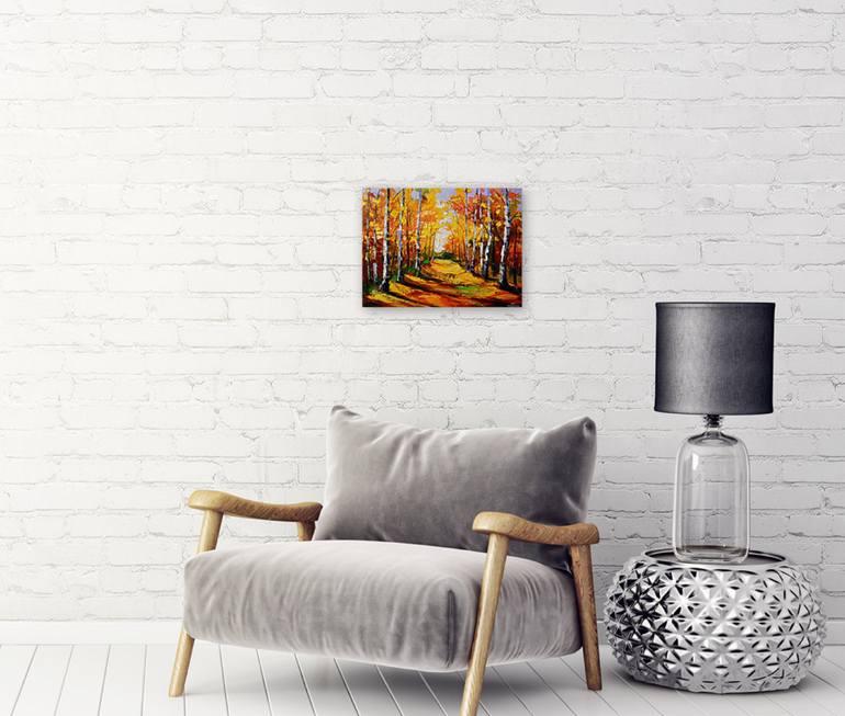 Original Expressionism Landscape Painting by Olha Darchuk