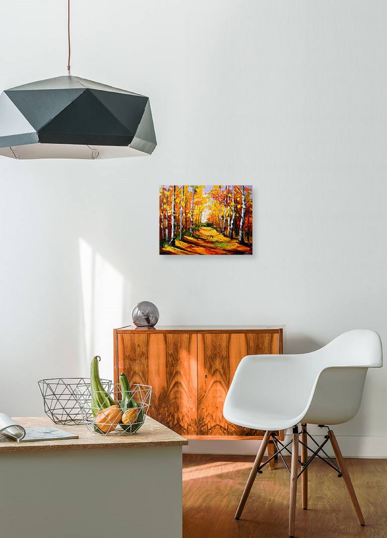 Original Expressionism Landscape Painting by Olha Darchuk