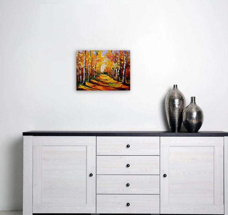 Original Expressionism Landscape Painting by Olha Darchuk
