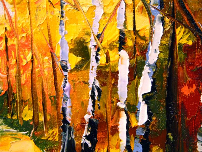 Original Expressionism Landscape Painting by Olha Darchuk