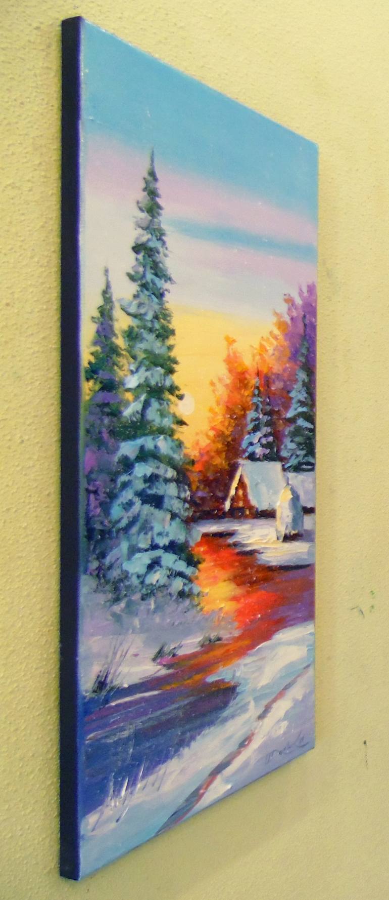 Original Impressionism Nature Painting by Olha Darchuk