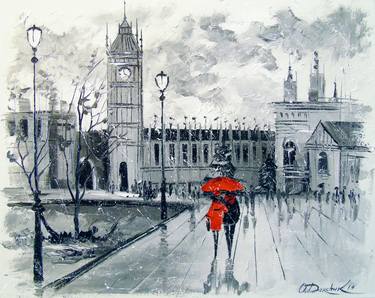 Print of Expressionism Cities Paintings by Olha Darchuk