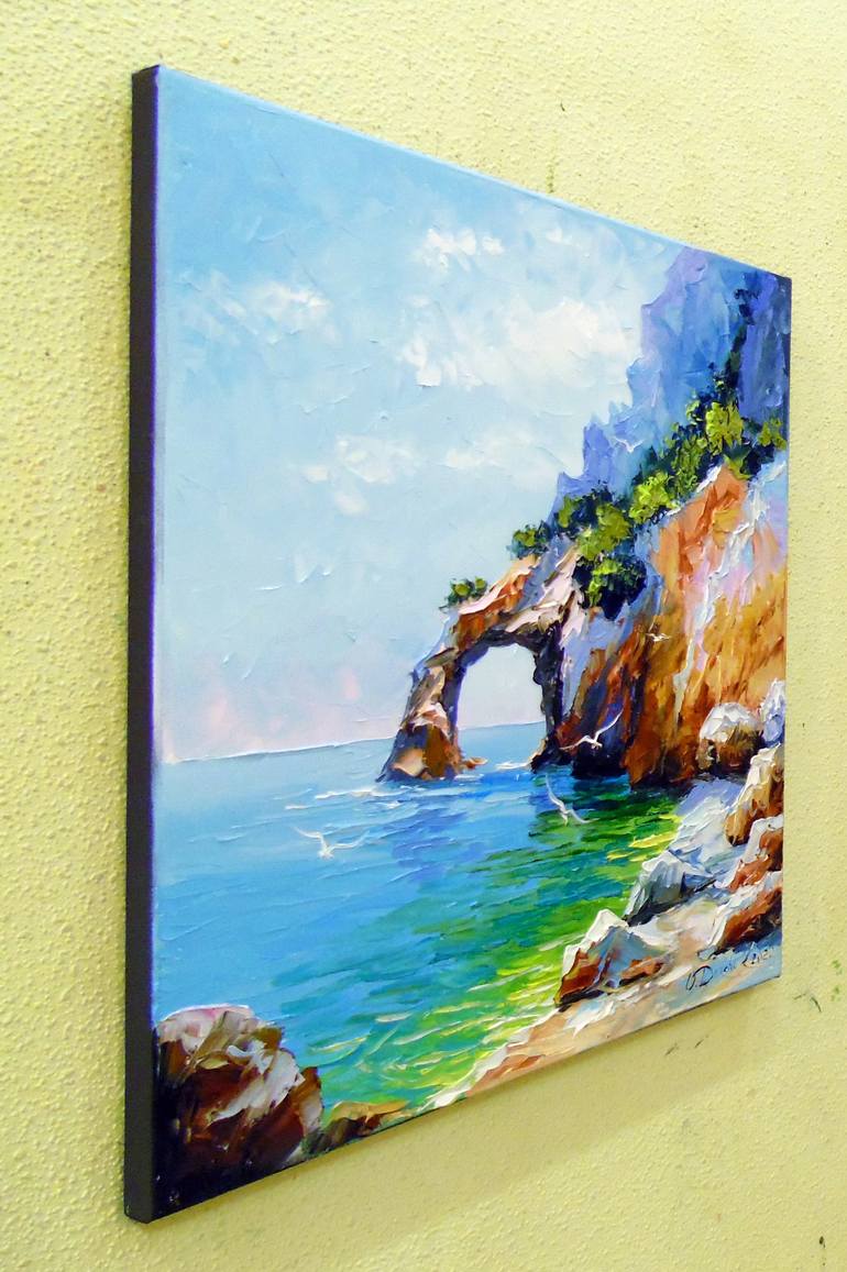 Arch of happiness by the sea Painting by Olha Darchuk | Saatchi Art