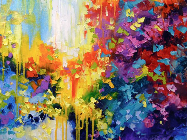 Positive thinking Painting by Olha Darchuk | Saatchi Art