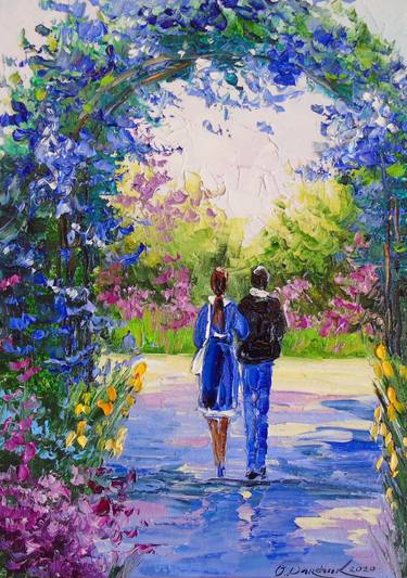 Print of Impressionism Love Paintings by Olha Darchuk
