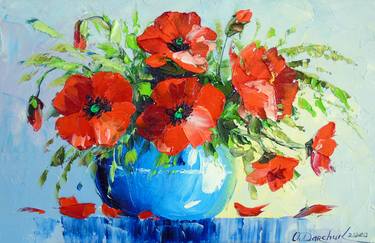 Print of Fine Art Floral Paintings by Olha Darchuk