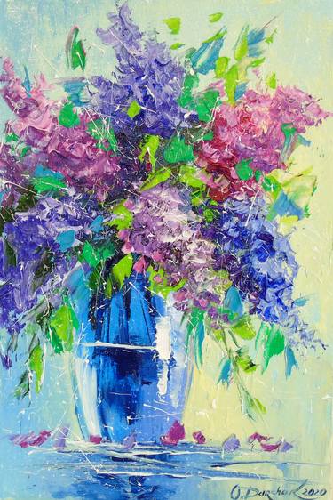 Print of Expressionism Floral Paintings by Olha Darchuk