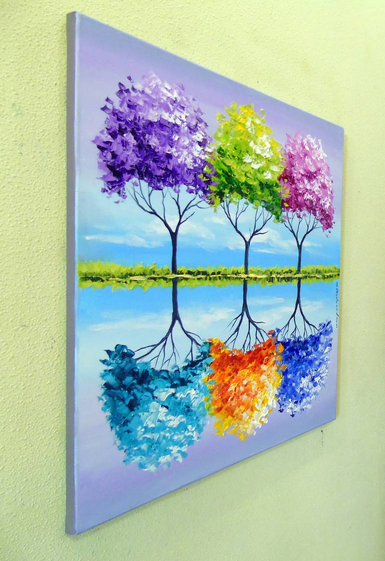 Original Tree Painting by Olha Darchuk