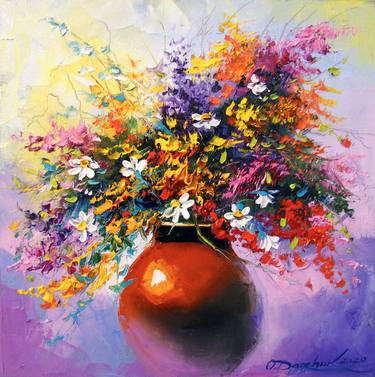 Print of Floral Paintings by Olha Darchuk