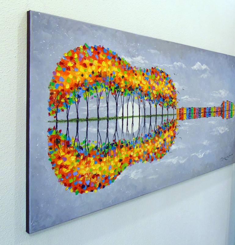 Original Abstract Fantasy Painting by Olha Darchuk