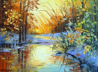 Print of Expressionism Landscape Paintings by Olha Darchuk