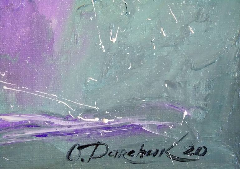 Original Abstract Floral Painting by Olha Darchuk