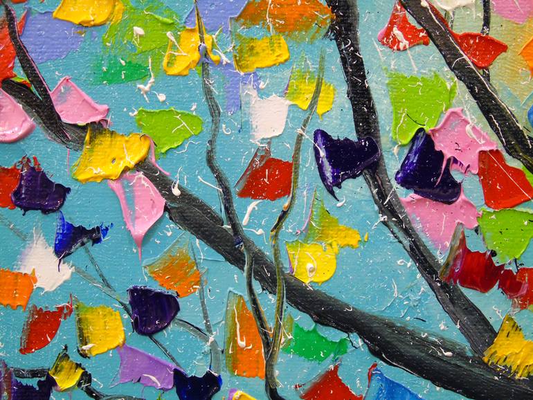 Original Abstract Landscape Painting by Olha Darchuk