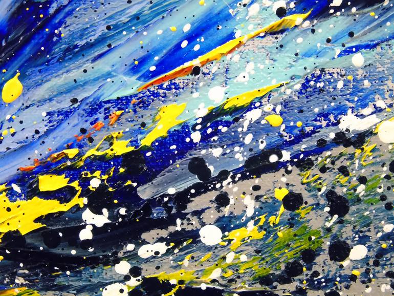 Original Abstract Animal Painting by Olha Darchuk