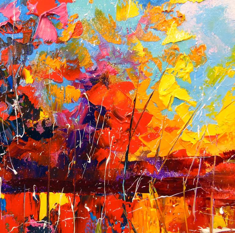 Original Art Deco Abstract Painting by Olha Darchuk