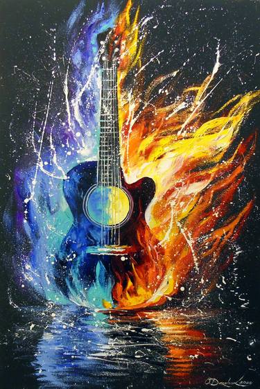 Print of Music Paintings by Olha Darchuk