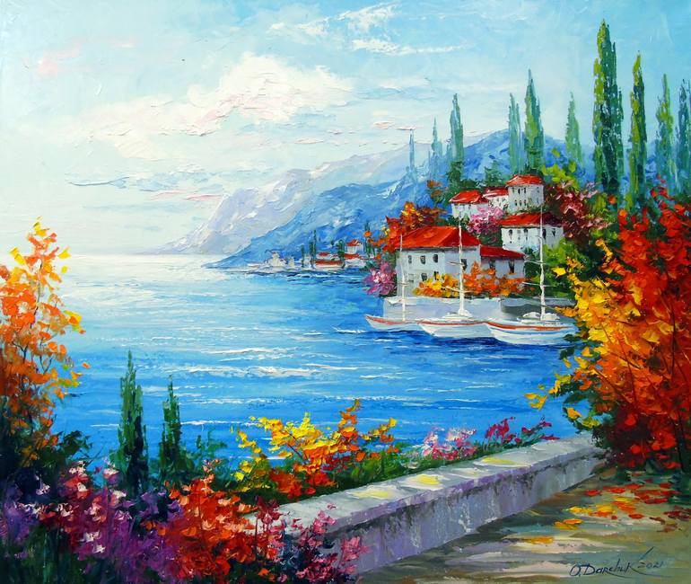 Print of Fine Art Landscape Paintings by Olha Darchuk