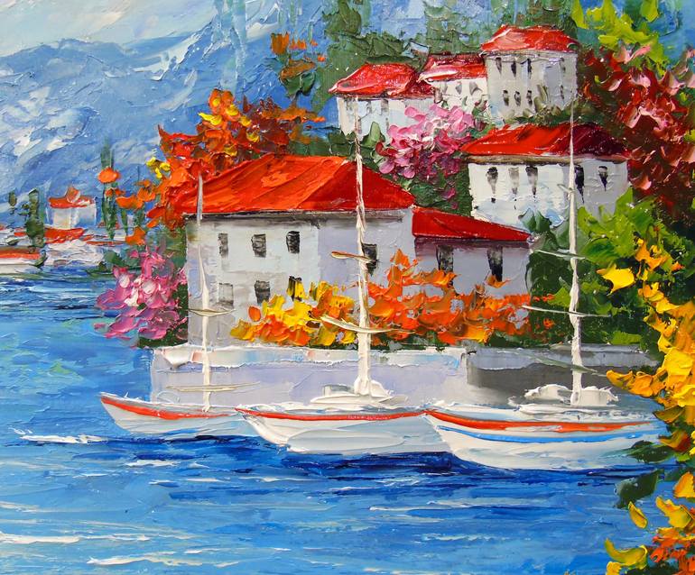 Original Fine Art Landscape Painting by Olha Darchuk