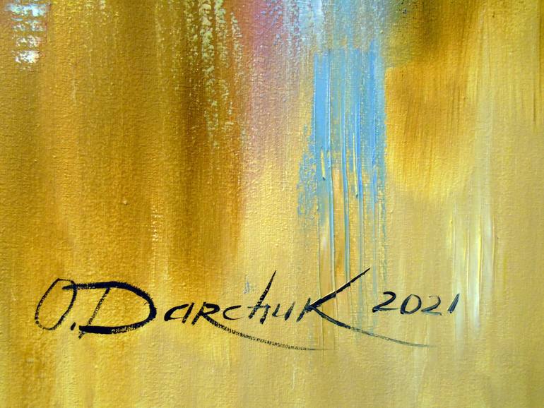 Original Abstract Architecture Painting by Olha Darchuk